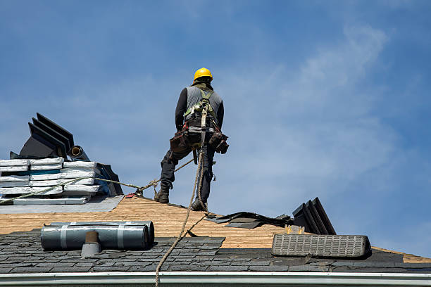Professional Roofing technician working in Lake Geneva, WI